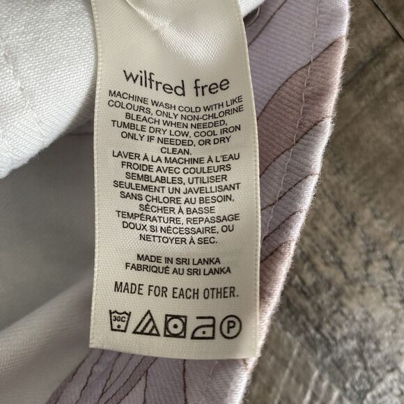 NWOT Aritzia Wilfred Free Gaze Jacket Denim Swirls‎ Size XS - Picture 9 of 14